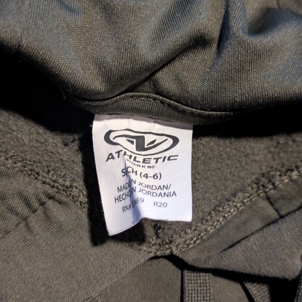 2 Women's Casual Hooded Sweatshirts - Olive Green and Burgundy - Picture 5 of 5